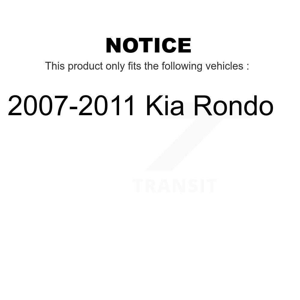 Front Rear Suspension Strut Shock Mounting Kit For 2007-2011 Kia Rondo K73-100020