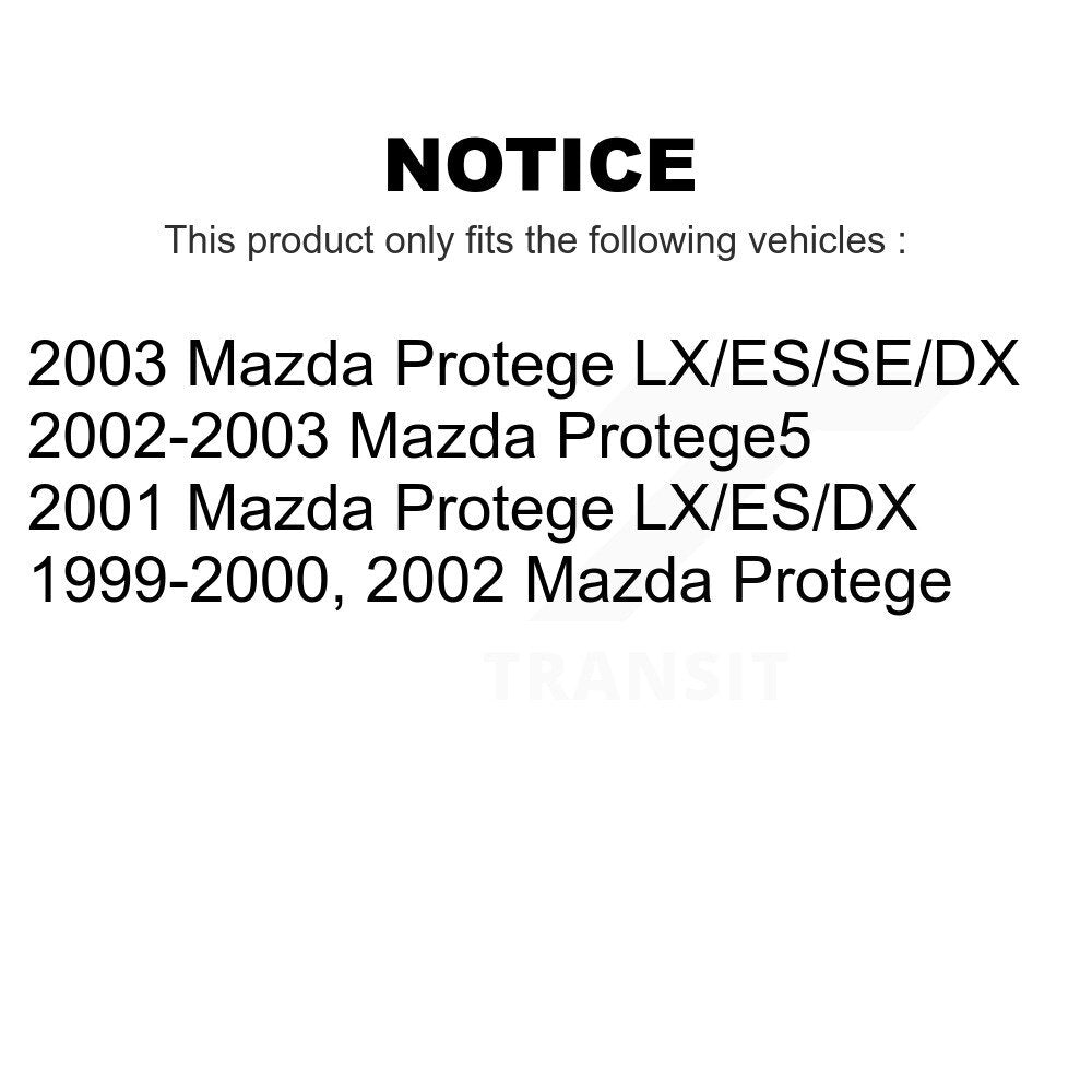 Front Suspension Strut Shock Mounting Pair For Mazda Protege Protege5 K73-100121