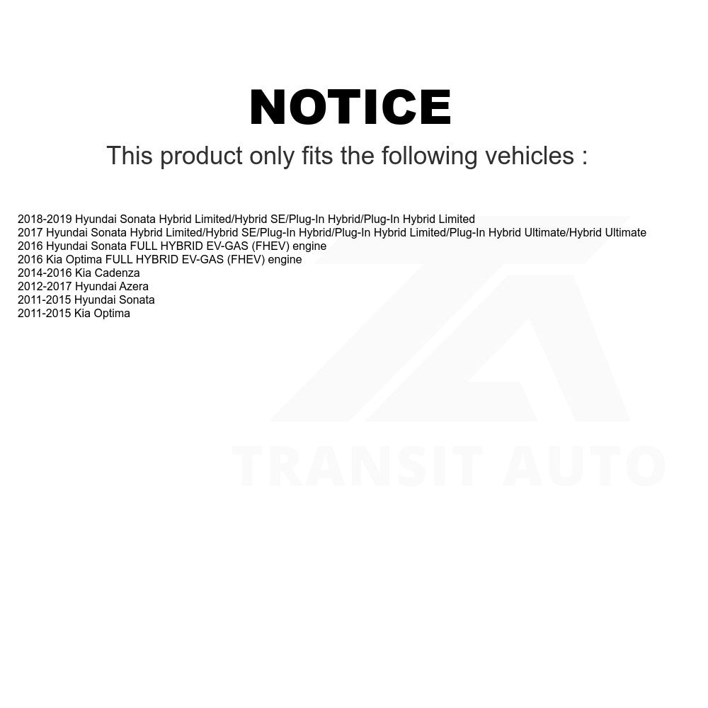 Front Suspension Strut Shock Mounting Pair For Hyundai Sonata Kia Optima Azera Cadenza K73-100172
