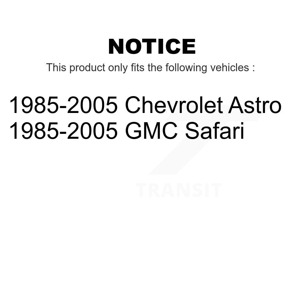 Rear Suspension Shock Absorber Pair For 1985-2005 Chevrolet Astro GMC Safari K78-100264