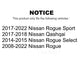 Rear Suspension Shock Absorber Pair For Nissan Rogue Sport Select Qashqai K78-100308
