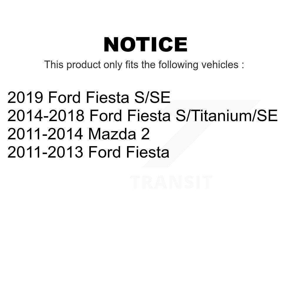 Rear Suspension Shock Absorber Pair For Ford Fiesta Mazda 2 K78-100325