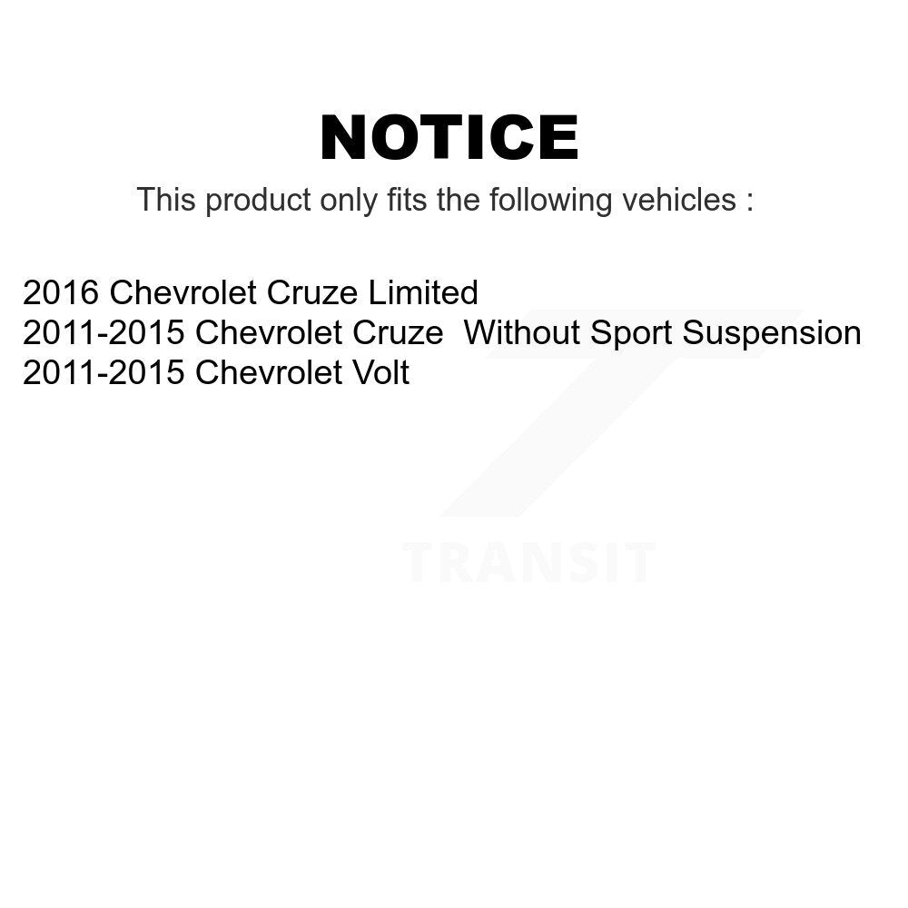 Rear Suspension Shock Absorber Pair For Chevrolet Cruze Limited Volt K78-100331