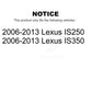 Rear Suspension Shock Absorber Pair For 2006-2013 Lexus IS250 IS350 K78-100403