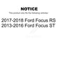 Rear Suspension Shock Absorber Pair For Ford Focus K78-100421