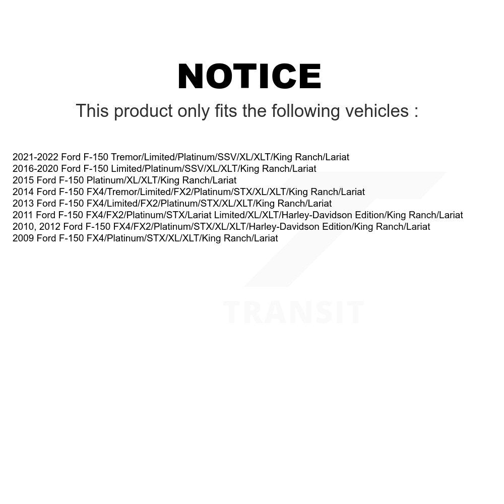 Rear Suspension Shock Absorber Pair For Ford F-150 K78-100437