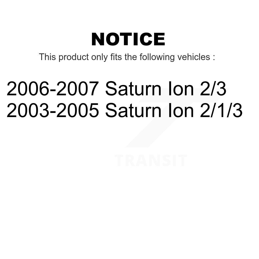 Front Suspension Strut Pair For Saturn Ion K78-100690