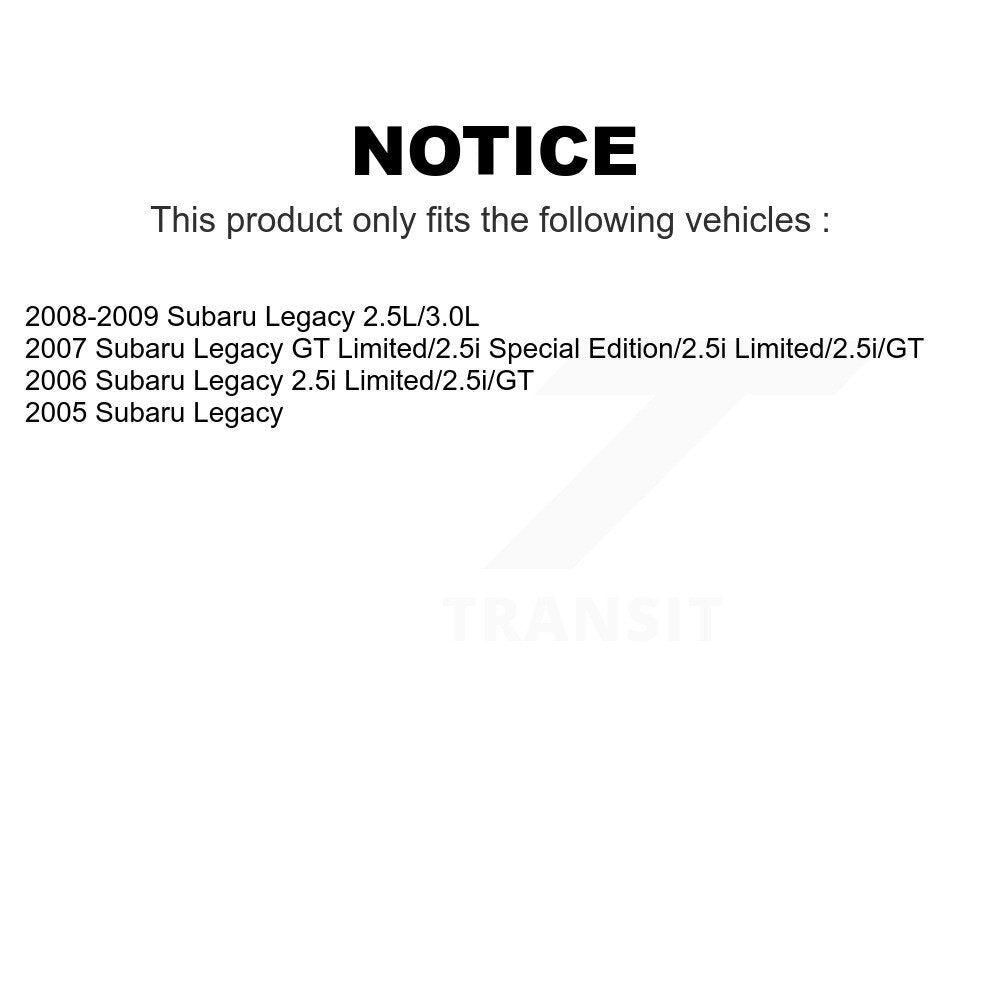 Rear Suspension Strut Pair For Subaru Legacy K78-100709