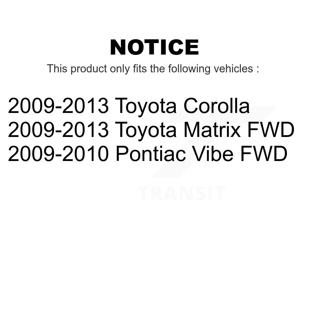 Rear Suspension Strut Pair For Toyota Corolla Matrix Pontiac Vibe K78-100711