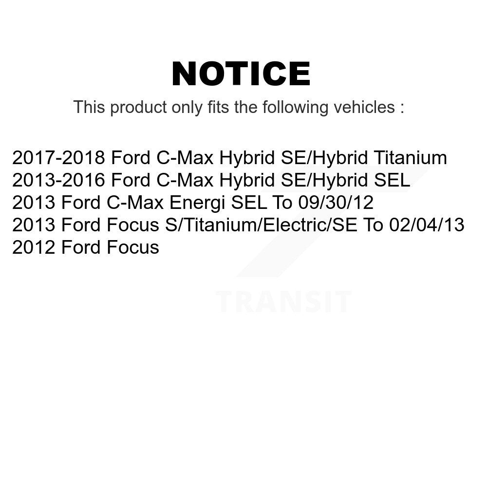 Front Suspension Strut Kit For Ford Focus C-Max K78-100763