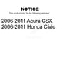 Front Suspension Strut Kit For 2006-2011 Honda Civic Acura CSX K78-100788