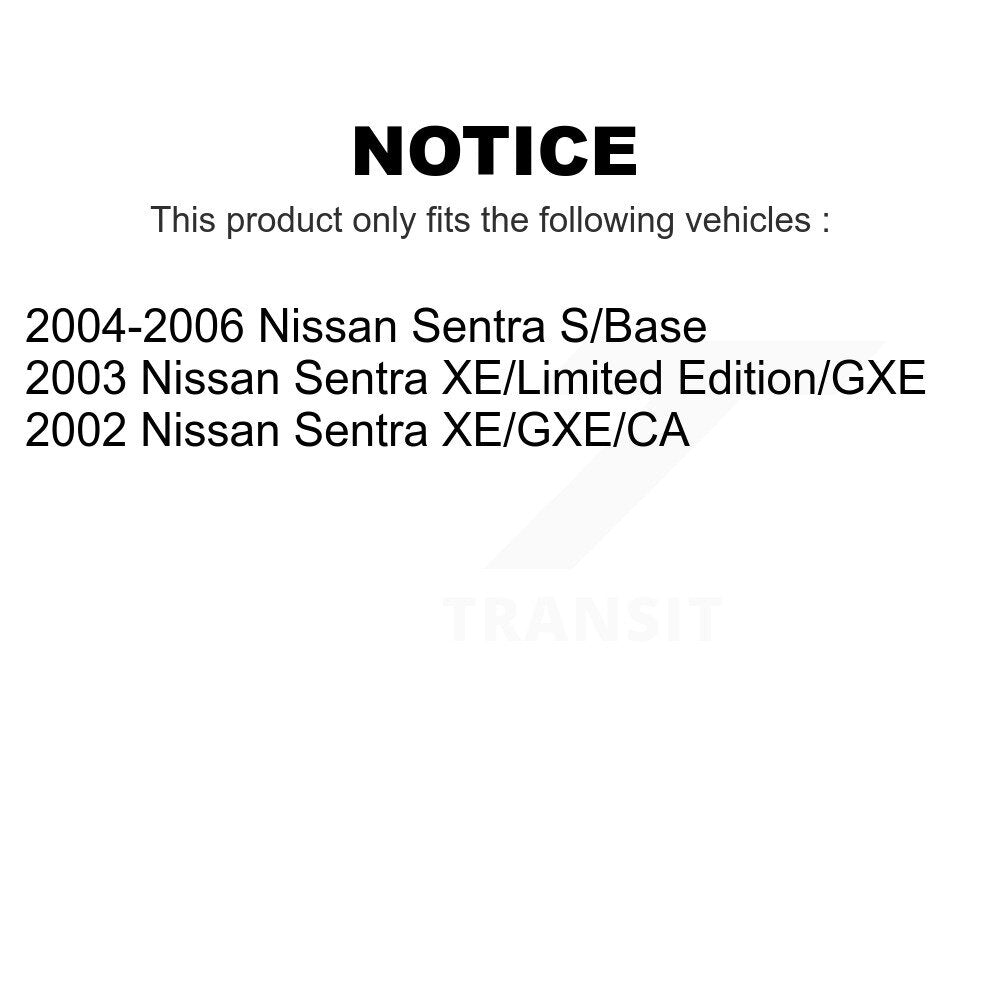Front Suspension Strut Kit For Nissan Sentra K78-100795