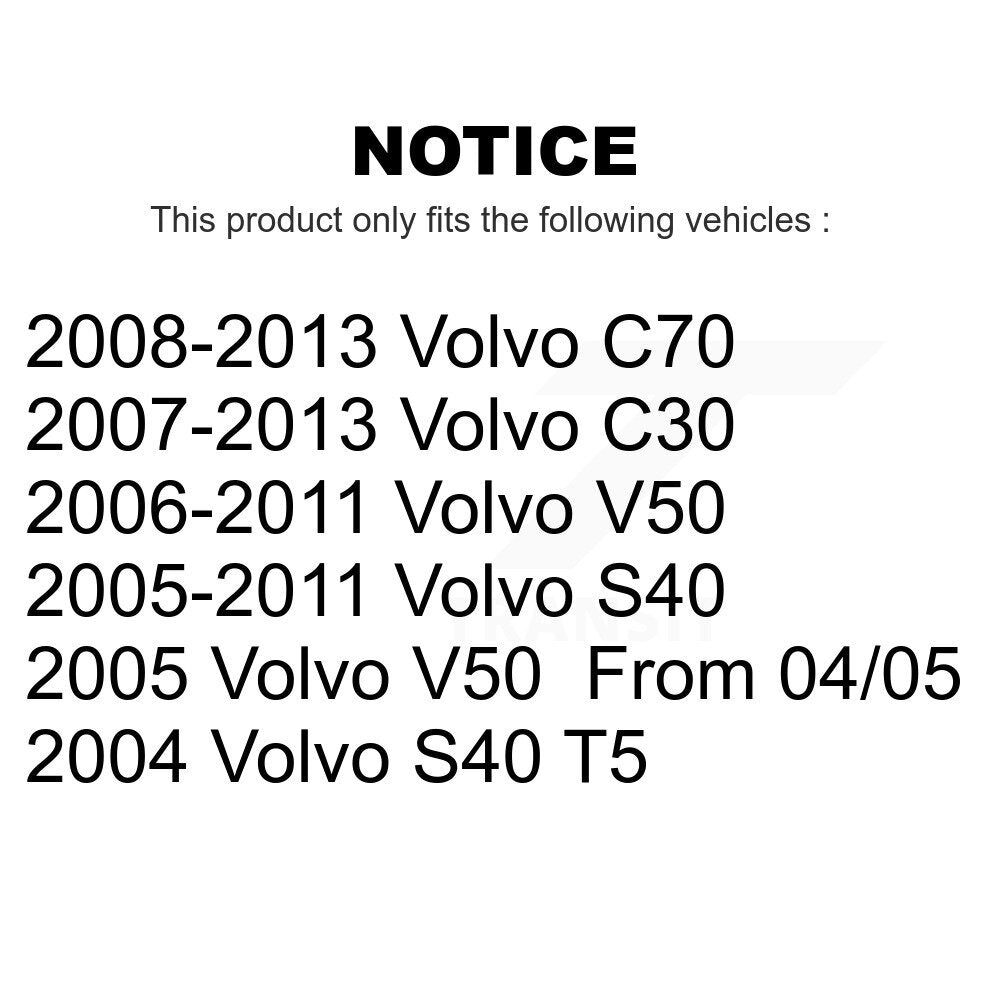 Front Suspension Strut Kit For Volvo S40 C70 C30 V50 K78-100803