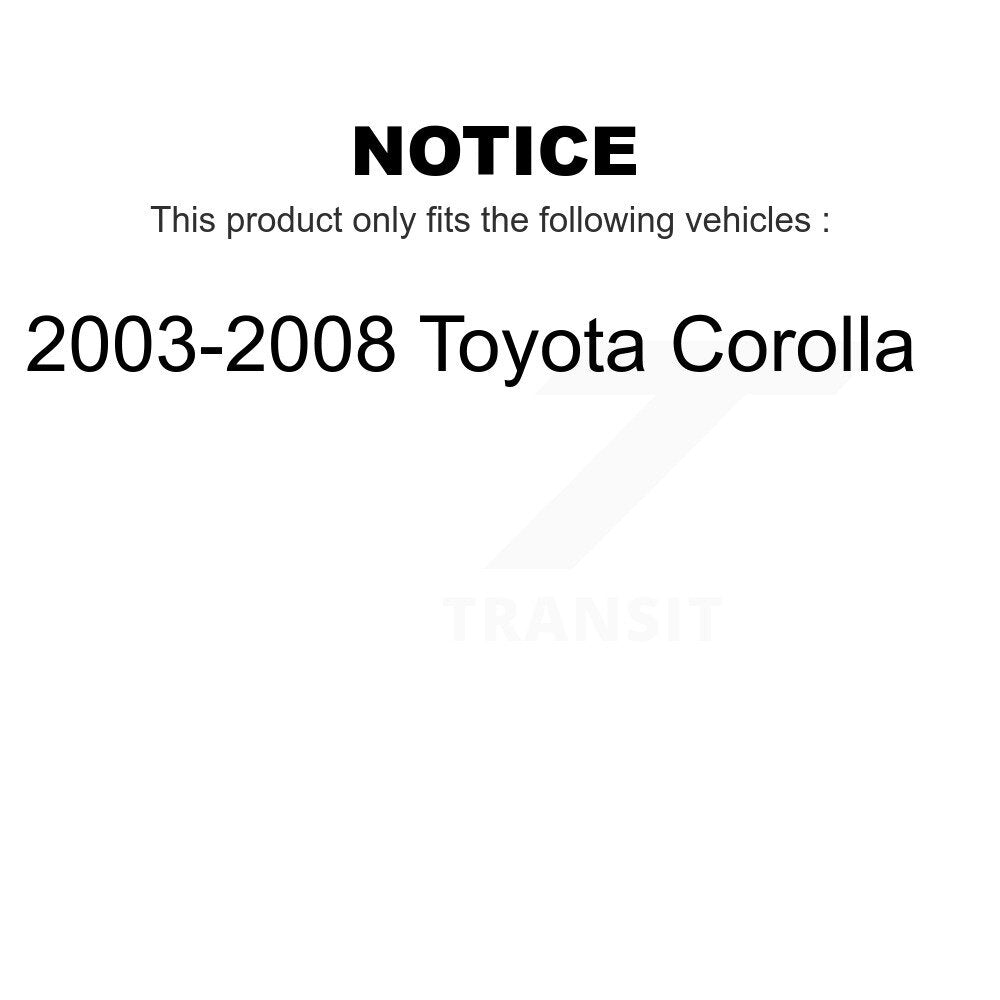Front Rear Suspension Strut Kit For 2003-2008 Toyota Corolla K78-100876