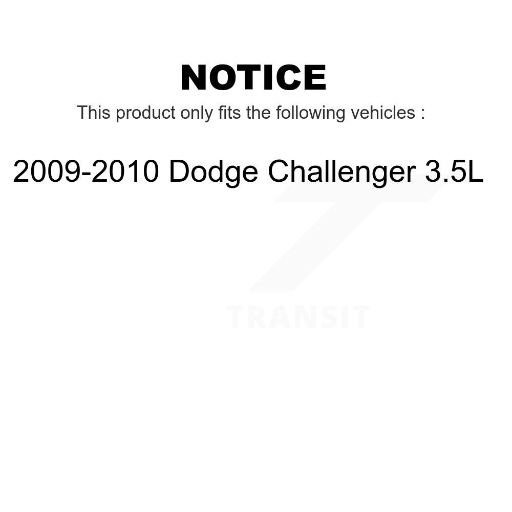 Front Rear Suspension Strut Kit For 2009-2010 Dodge Challenger 3.5L K78-100924