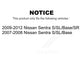 Front Rear Suspension Strut Kit For Nissan Sentra K78-100953