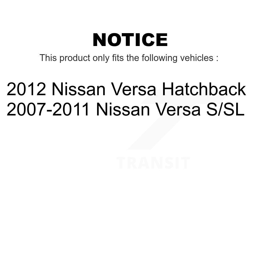 Front Rear Suspension Strut Kit For Nissan Versa K78-100955