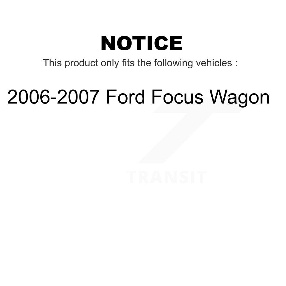 Front Rear Suspension Strut Kit For 2006-2007 Ford Focus Wagon K78-100972