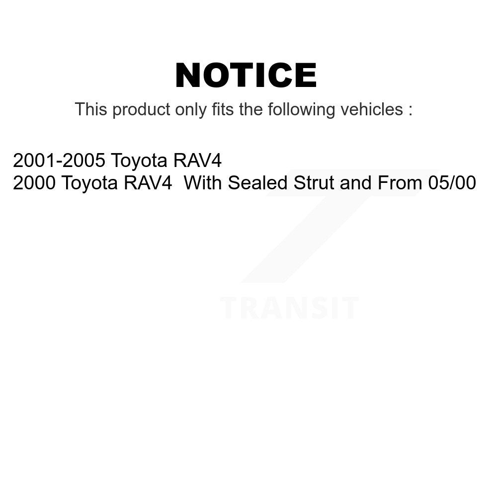 Front Rear Suspension Strut Kit For Toyota RAV4 K78-100997
