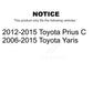 Front Rear Suspension Strut Kit For Toyota Yaris Prius C K78-101001