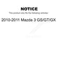 Front Rear Suspension Strut Kit For 2010-2011 Mazda 3 GS GT GX K78-101017