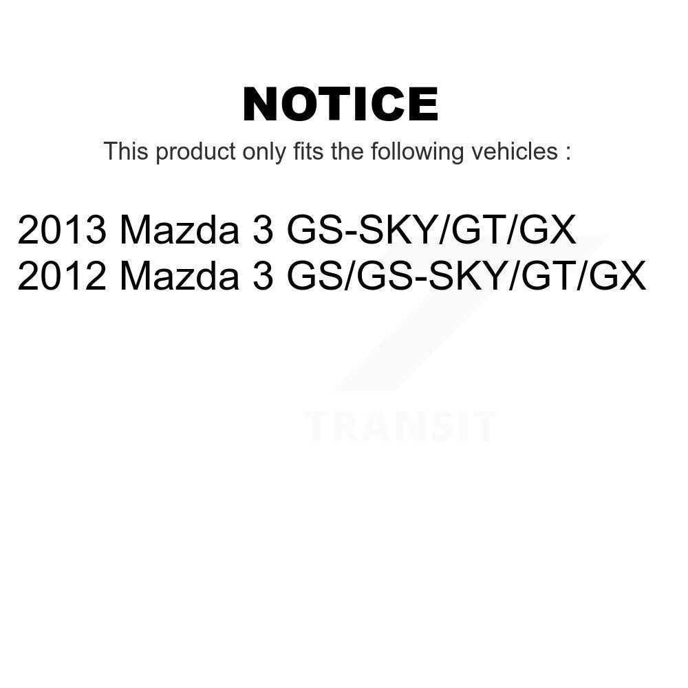 Front Rear Suspension Strut Kit For Mazda 3 K78-101018