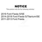 Front Disc Brake Rotors Pair For Ford Fiesta K8-100188