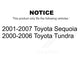 Front Disc Brake Rotors Pair For Toyota Tundra Sequoia K8-100315