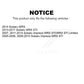 Front Disc Brake Rotors Pair For Subaru Impreza WRX STI K8-100401