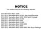 Front Disc Brake Rotors Pair For Mercedes-Benz S550 SL550 CL550 S600 S400 S350 CL600 S450 K8-100493
