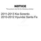 Front Disc Brake Rotors Pair For Kia Sorento Hyundai Santa Fe K8-100500