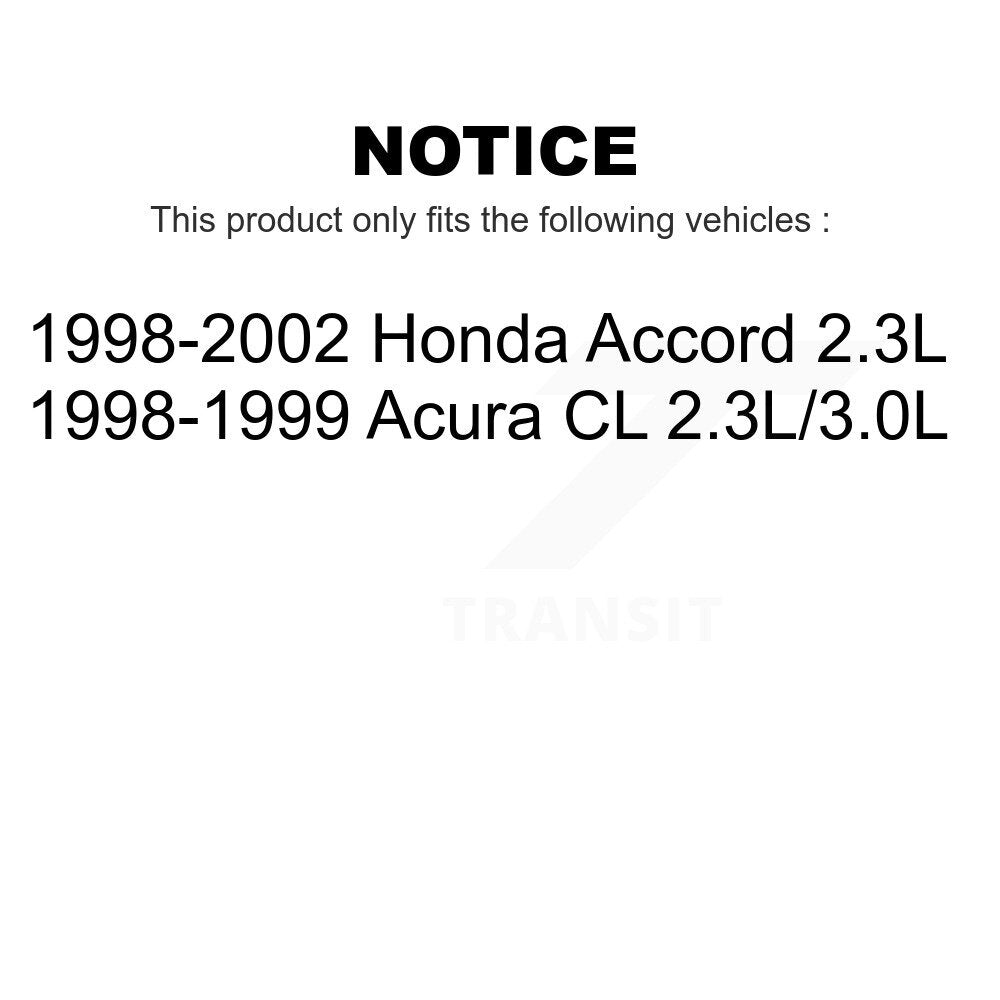 Rear Disc Brake Rotors Pair For Honda Accord Acura CL K8-100740