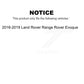 Rear Disc Brake Rotors Pair For 2016-2019 Land Rover Range Evoque K8-100955