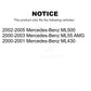 Front Rear Disc Brake Rotors Kit For Mercedes-Benz ML500 ML430 ML55 AMG K8-101299