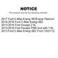 Front Rear Disc Brake Rotors Kit For Ford Escape C-Max K8-101505