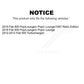 Front Rear Disc Brake Rotors Kit For Fiat 500 K8-101632