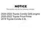 Front Disc Brake Rotors Pair For Toyota Corolla Prius Prime K8-101775