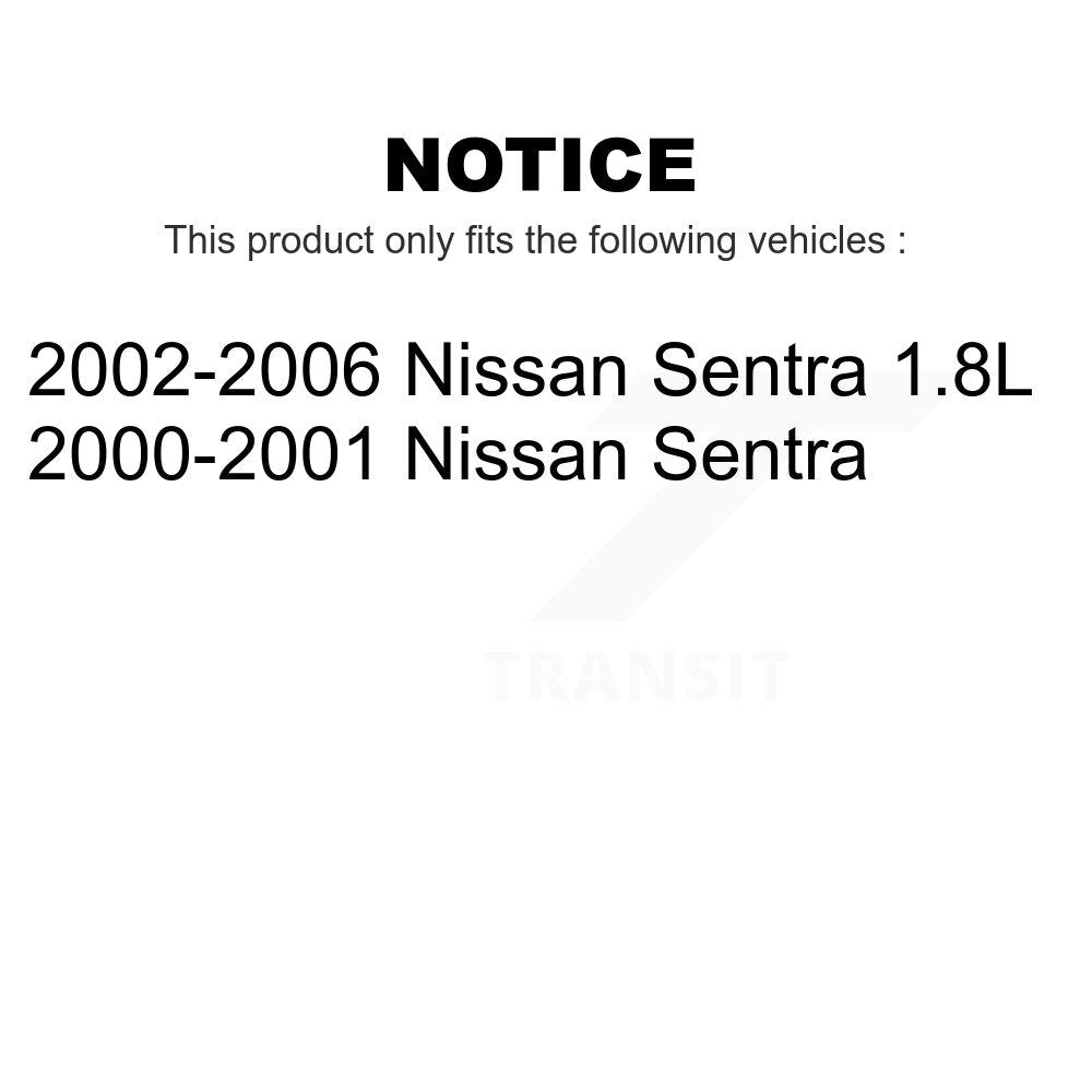 Rear Brake Drums Pair For Nissan Sentra K8-101909
