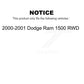 Front Rear Disc Brake Rotors Drums Kit For 2000-2001 Dodge Ram 1500 RWD K8-101979