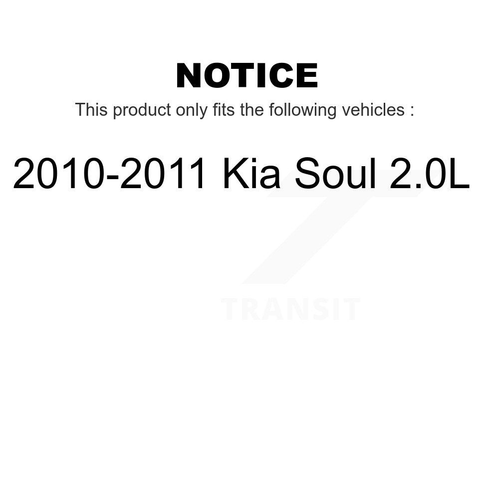 Front Rear Disc Brake Rotors Drums Kit For 2010-2011 Kia Soul 2.0L K8-102165