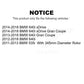 Front Rear Disc Brake Rotors Kit For BMW 535i 640i Gran Coupe xDrive K8-102362