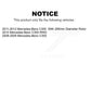 Transit Auto - Front Wheel Bearing With Disc Brake Rotors And Semi-Metallic Pads Kit For Mercedes-Benz C300 KBB-102785