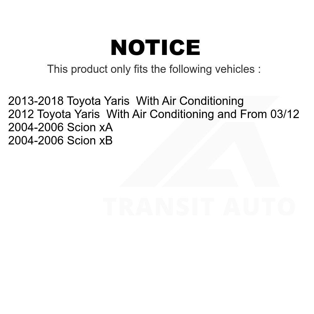 Water Pump Alternator Air Conditioning Serpentine Belt KBR-5040478 For Scion xB Toyota Yaris xA