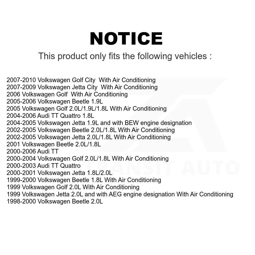 Serpentine Belt KBR-6060470 For Volkswagen Jetta Beetle Golf Audi TT Quattro City