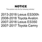 Front Rear Ceramic Brake Pads Kit For Toyota Camry Lexus ES350 Avalon ES300h KCX-100209