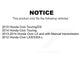 Front Rear Ceramic Brake Pads Kit For Honda Civic KCX-100268