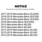 Front Rear Ceramic Brake Pads Kit For Mercedes-Benz ML350 GLE350 GLS450 GL450 GL350 ML400 GLE400 ML250 GLE300d KCX-100294