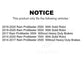 Front Rear Ceramic Brake Pads Kit For Ram ProMaster 1500 2500 3500 KCX-100423