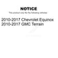 Rear Coated Drilled Slotted Disc Brake Rotors Pair For 2010-2017 Chevrolet Equinox GMC Terrain KD-100110