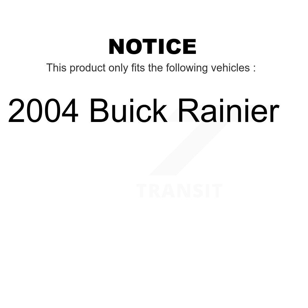 Air And Cabin Filters Kit For 2004 Buick Rainier KFL-100027